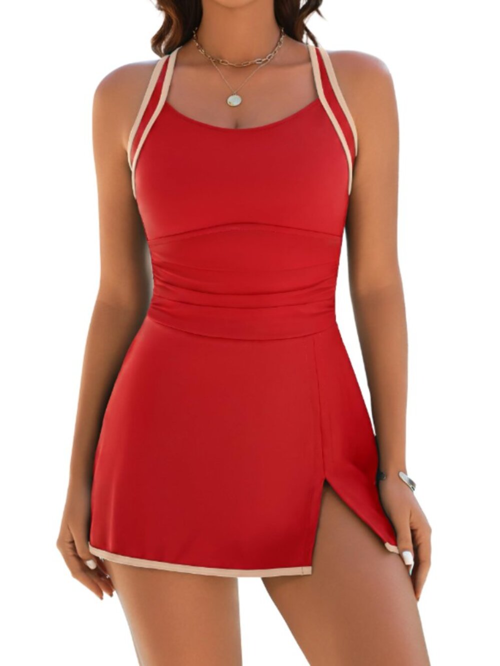 Women's One-Piece Swimsuit Dress